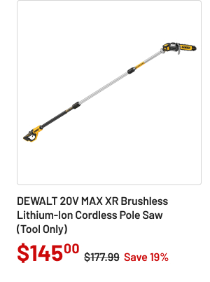 Dewalt 20V MAX XR Brushless Lithium-Ion Cordless Pole Saw (Tool Only)