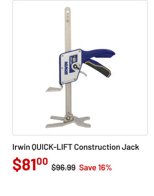 Irwin IRHT83100 QUICK-LIFT Construction Jack