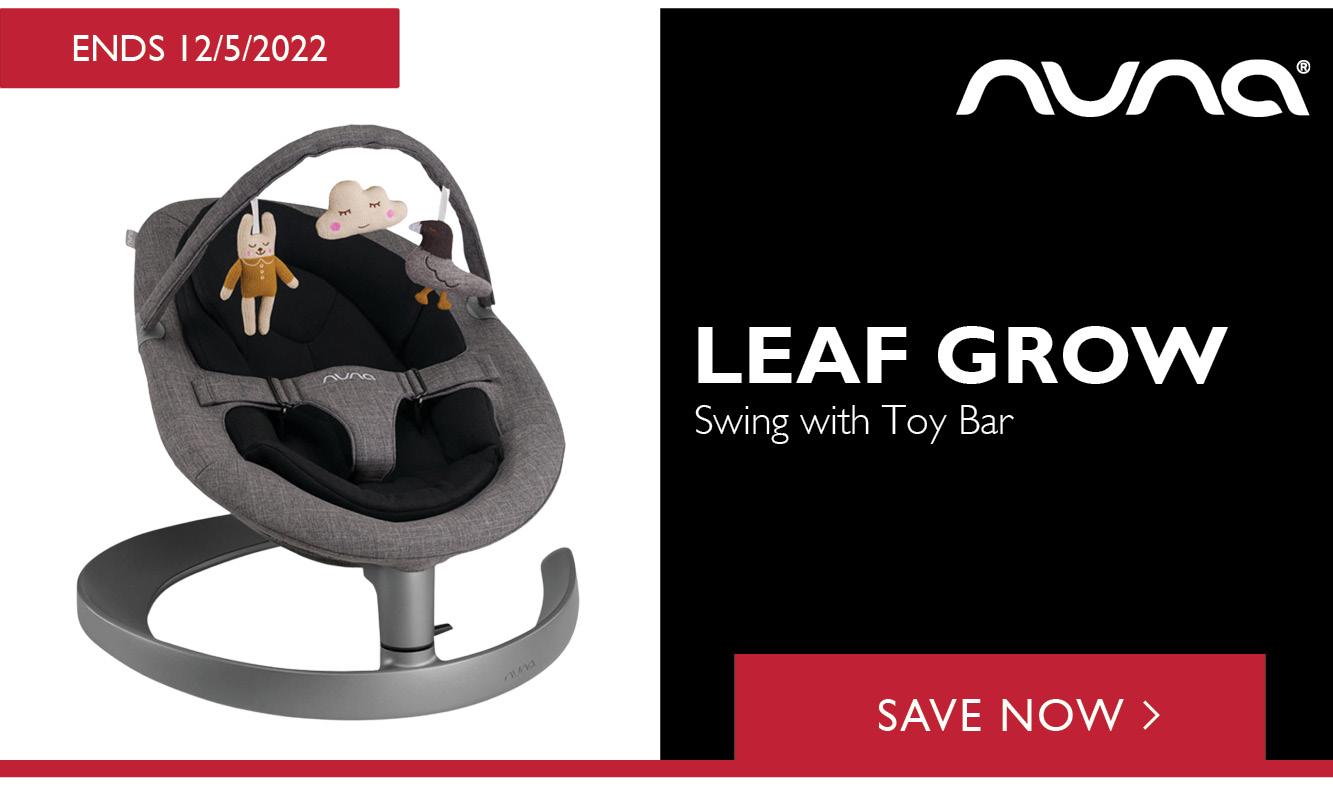 ENDS 1252022 NIUNQ LEAF GROW Swing with Toy Bar SAVE NOW 