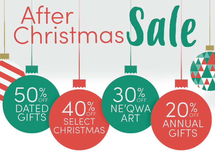 Shop our after Christmas Sale and Save
