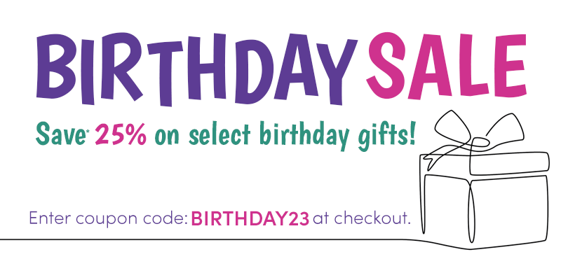 Shop and Save 25% on select Birthday Gifts