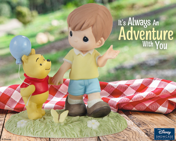 Its Always An Adventure With You Disney Winnie The Pooh Figurine
