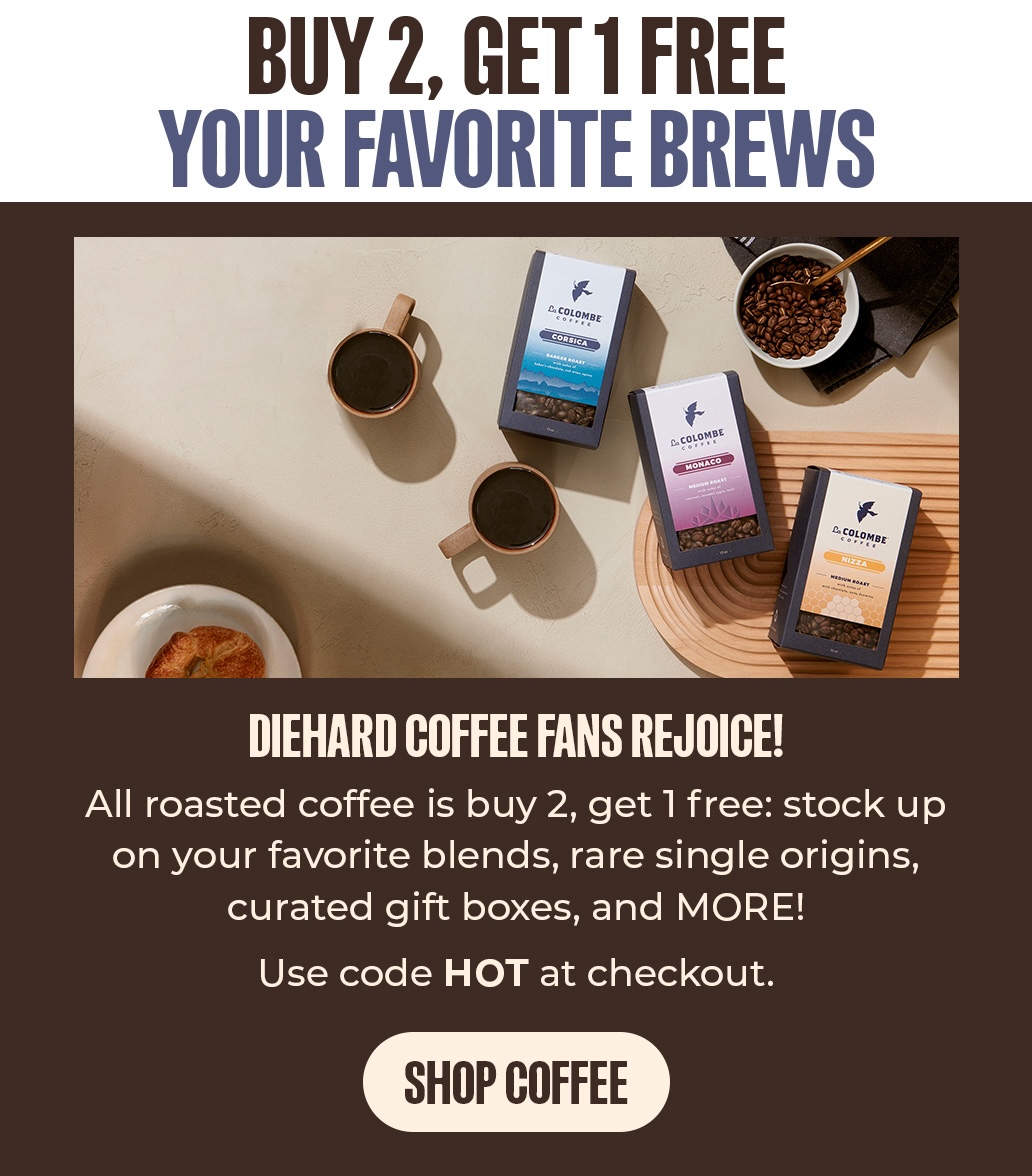 B2G1 FREE ROASTED COFFEE - La Colombe