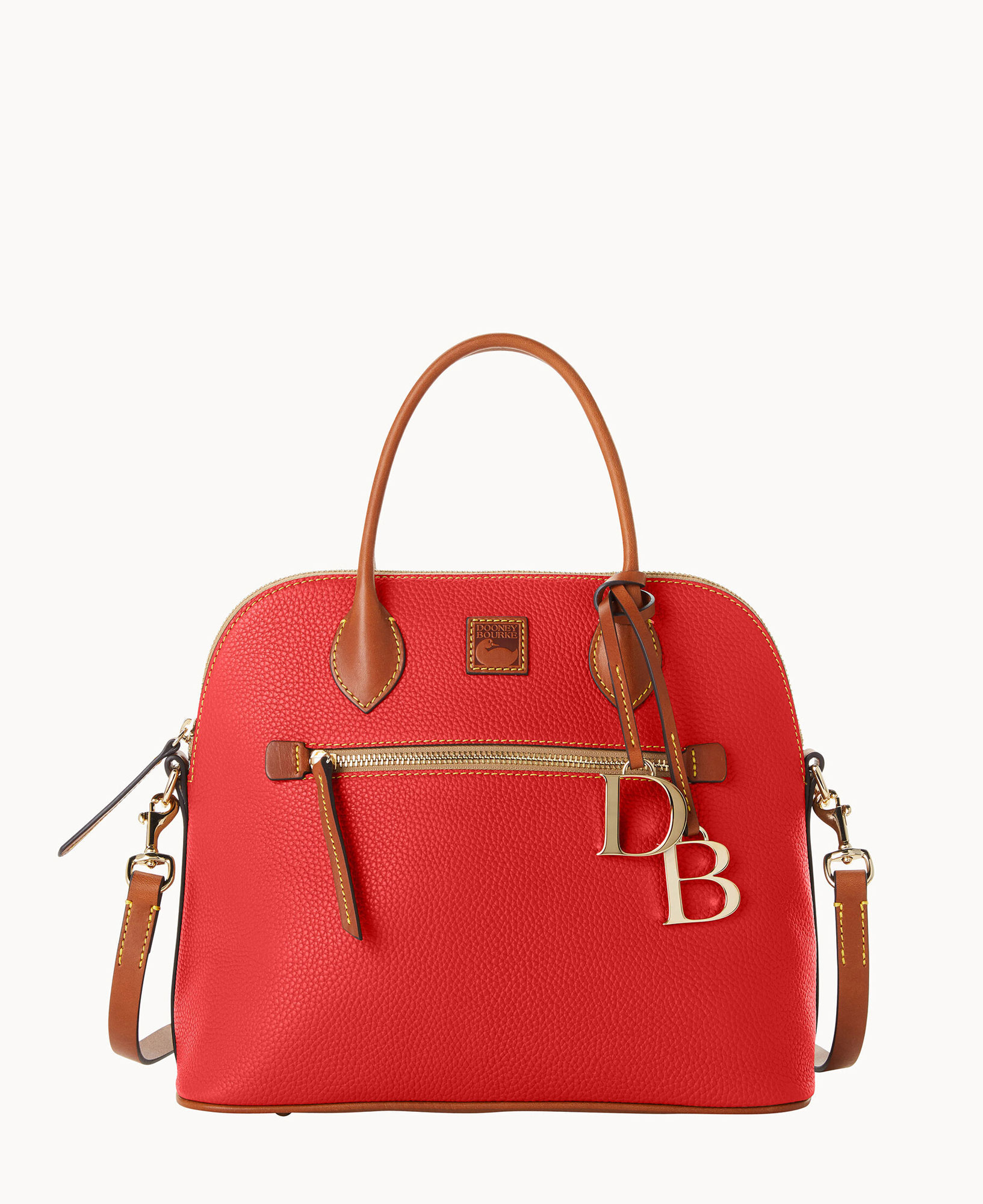 Pebble Grain Large Domed Satchel
