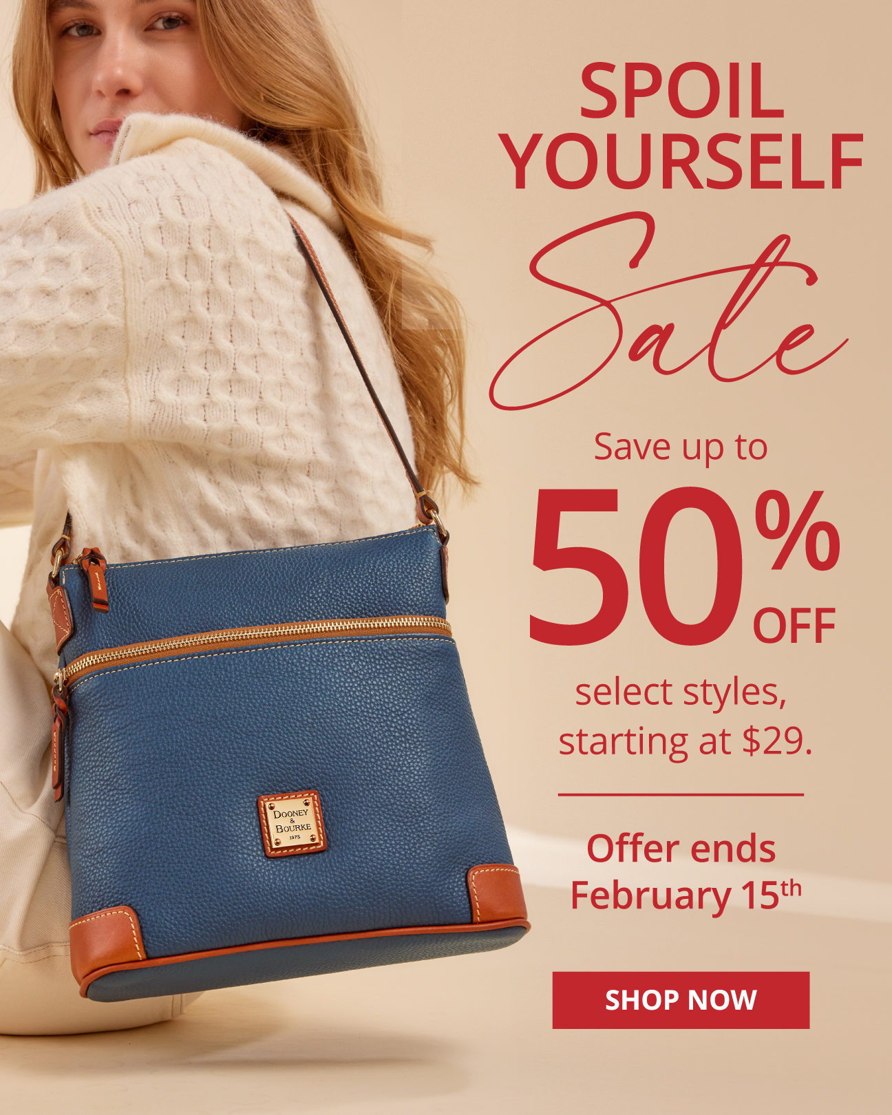 You Deserve Something Special. Spoil Yourself With Up to 50% Off. - Dooney  u0026 Bourke