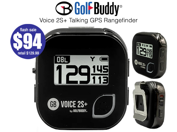 GolfBuddy Voice 2S+ Talking GPS Rangefinder
