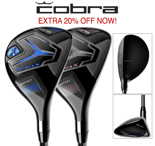 Cobra F-Max Airspeed Offset Hybrid from $39! Save NOW