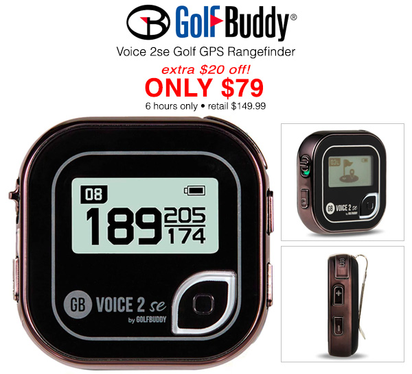 Only $79! Golf Buddy Voice 2se Golf GPS Rangefinder