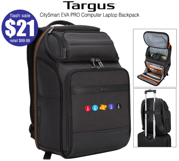 Targus CitySmart Computer Laptop Backpack $21