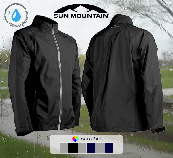 Sun Mountain Cumulus Waterproof Rain Jacket $59