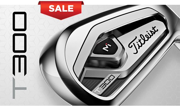 Titleist T300 Cavity Back Iron Set (5-AW)  only $649