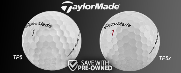 TaylorMade TP5 & TP5 Golf Balls  only $18 / dozen
