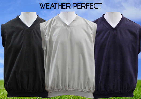 Weather Perfect Men's V-Neck Wind Vest $15