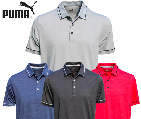 $27! PUMA Men's Cloudspun Monarch Polo Shirt Extra 10% off when you buy 2