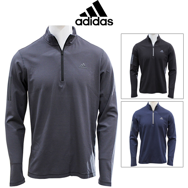 $22! Adidas Men's Classic 3-Stripe 1/4-Zip Pullover