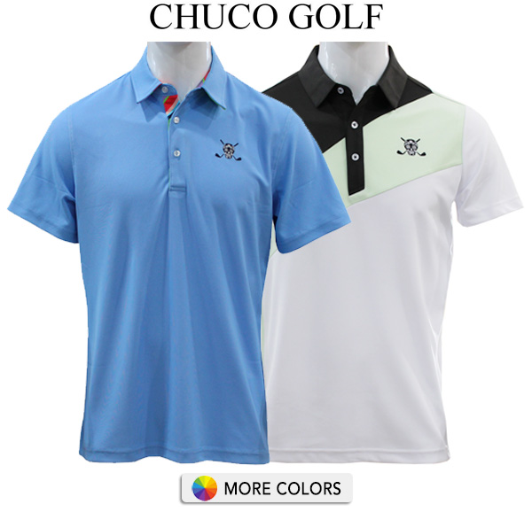 2 / $33! Chuco Golf Men's Polo Shirts