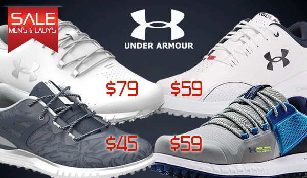 SALE! Under Armour Golf Shoes $45 - $79