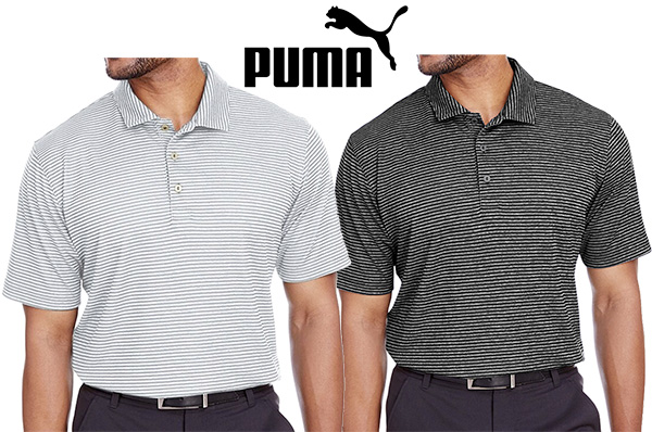 PUMA Men's Performance Stripe Polo Shirt