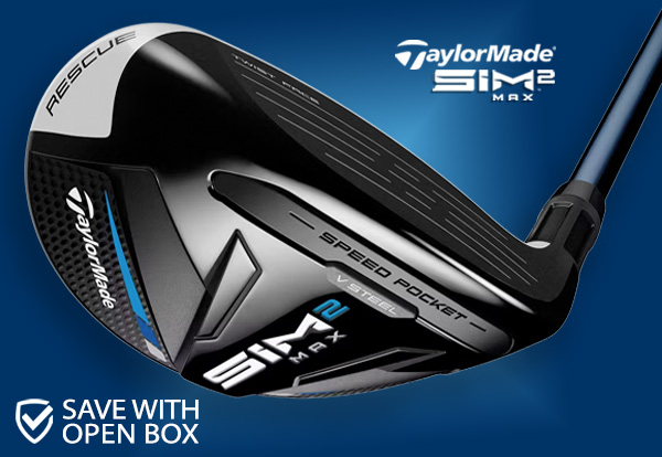 TaylorMade SIM2 Max Hybrid Rescue $165! Save with Open Box