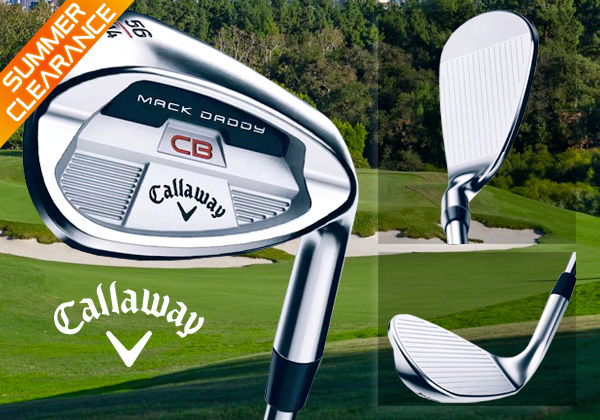 Callaway Mack Daddy CB Wedges only $85