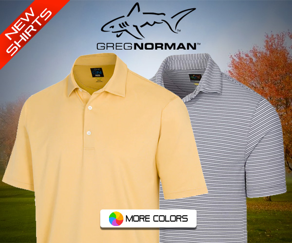 Greg Norman Polo Shirts!