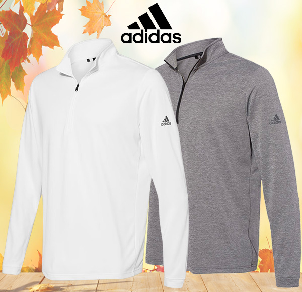 Adidas Men's Lightweight 1/4-Zip Performance Pullover $23