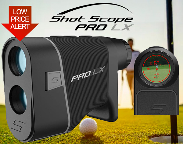 Shot Scope Pro LX Laser Rangefinder with Slope $99