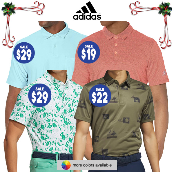 Adidas Polo Shirts! $19 - $29