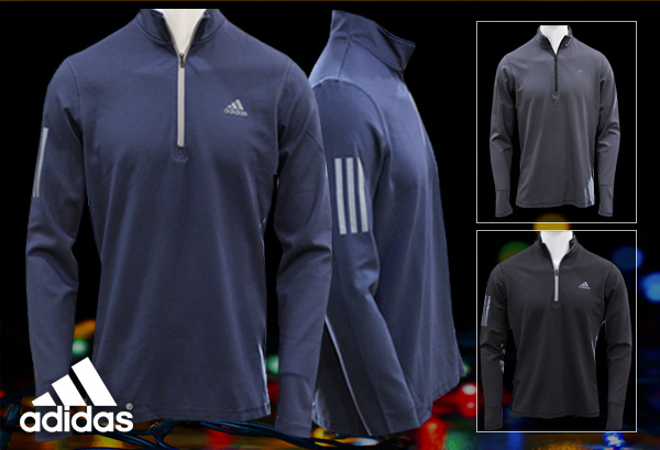 $23! Adidas Classic 3-Stripe 1/4-Zip Pullover  On Sale Today