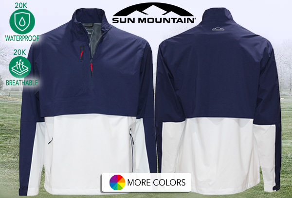 Sun Mountain Stratus Waterproof Golf Pullover - only $65