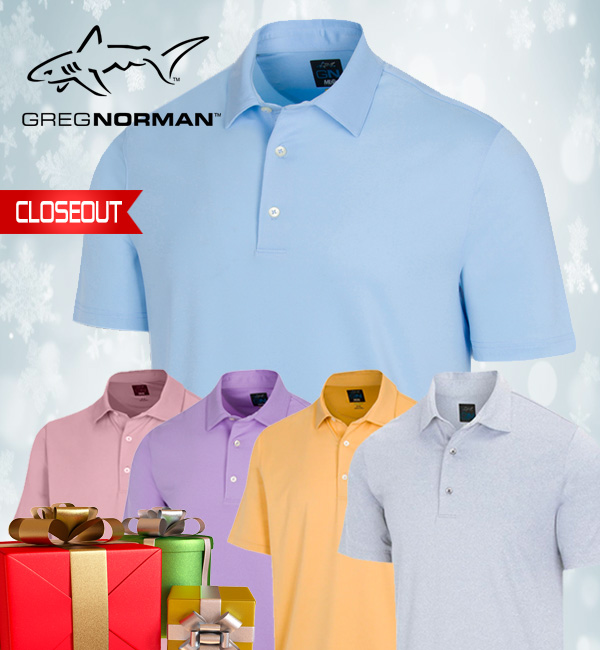 $23! Greg Norman Men's Polo Shirts 3 Styles