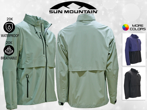 Sun Mountain Stratus Waterproof Rain Jacket - only $79