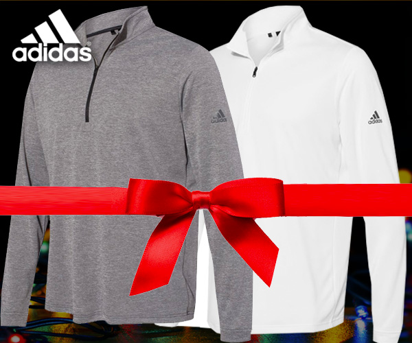 Adidas 1/4-Zip Performance Pullover  only $23
