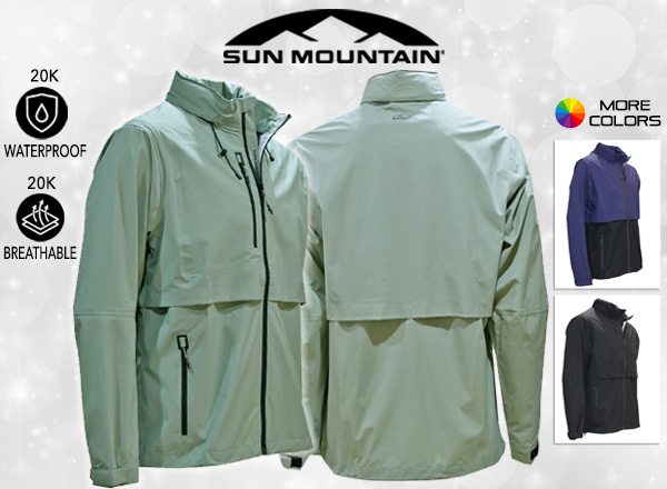Only $79! Sun Mountain 20K Waterproof Rain Jacket