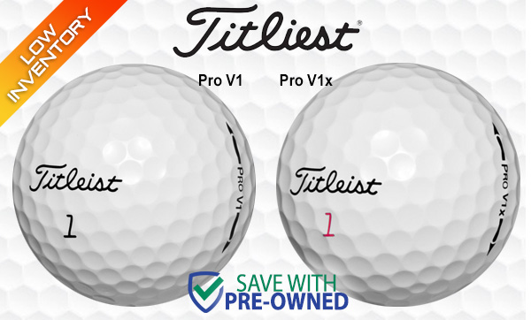 $18/dozen! Titleist Pro V1 & V1x Golf Balls