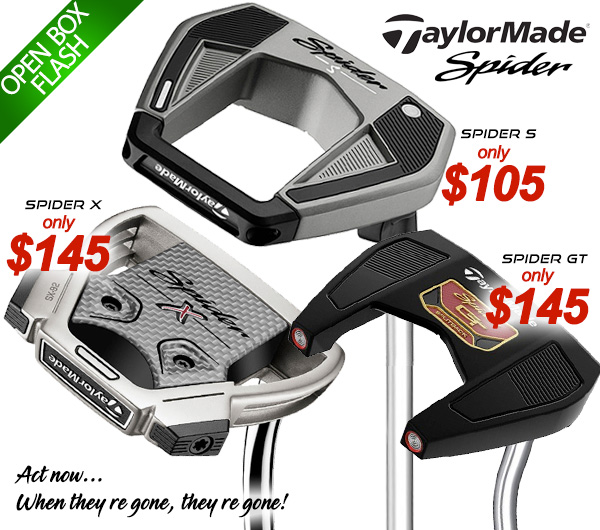 Extra $25 Off! TaylorMade Spider Putters  Various Models