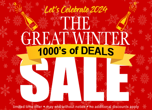The Great Winter Sale! Starts Now