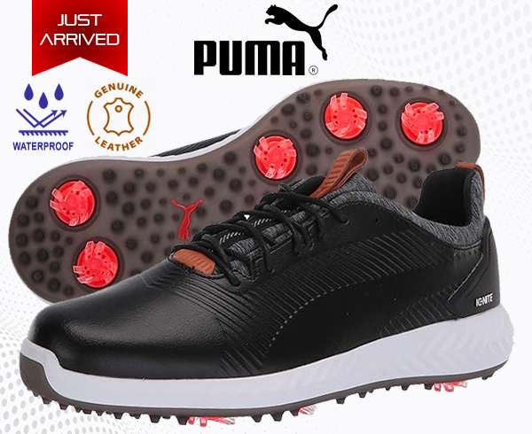 $73! gnite Pwradapt 2.0 Waterproof Leather Golf Shoe  retail $150