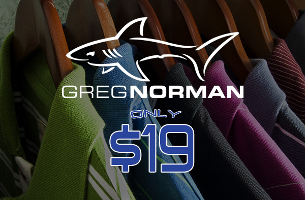 Only $19! Greg Norman Polo Shirts  5 Styles  Save Now