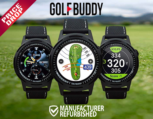 Only $69! GolfBuddy aimW10 GPS Watch