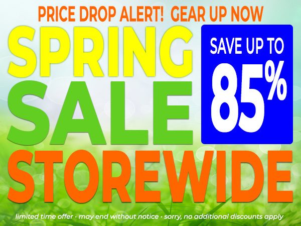 The Spring Sale is On! Huge Price Drops This Weekend
