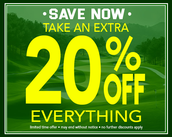 20% OFF EVERYTHING is Happening Now! Gear Up