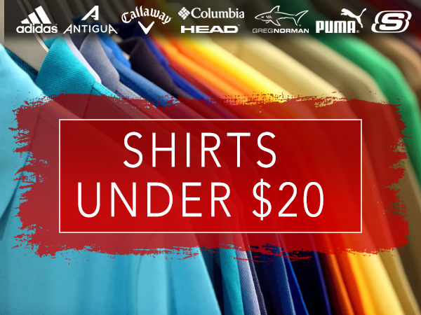 Under $20! 3500+ Shirts  On Sale Today