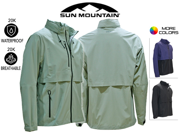 $79! Sun Mountain Stratus 20K Waterproof Jacket  Save Today