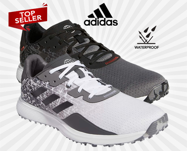 Adidas Men's S2G Waterproof Golf Shoes $39