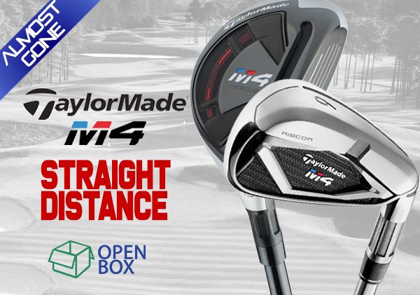 $539! TaylorMade M4 Combo Hybrid Iron Set