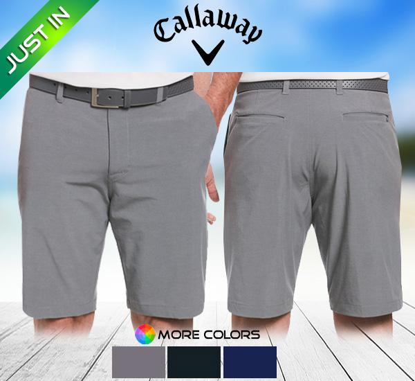 Only $26! Callaway Everplay Textured Golf Shorts