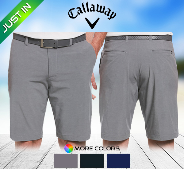 $25! Callaway Everplay Textured Golf Shorts