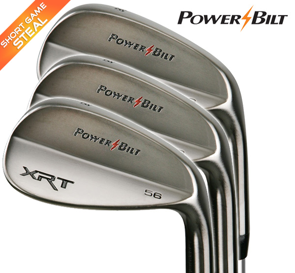 only $29!! PowerBilt XRT High Loft 3-Piece Wedge Set (56*, 60*, 64*)