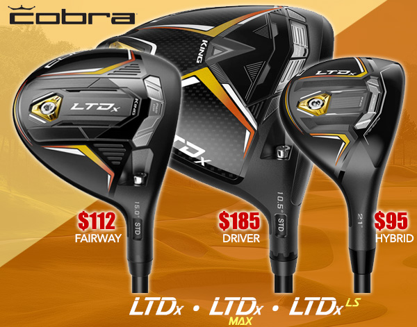 Cobra LTDx Drivers, Fairway Woods & Hybrids - from $95